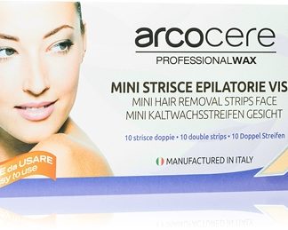 ArcocereProfessional Wax Strisce di cera per la depilazione per il viso da donna 10 pz