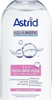 AstridAqua Biotic acqua micellare 3 in 1 per pelli secche e sensibili400 ml