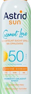 AstridSun Coconut Love spray abbronzante rinfrescante invisibile SPF 50 ad alta protezione UV 150 ml