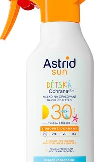 AstridSun latte abbronzante per bambini SPF 30 in spray 200 ml