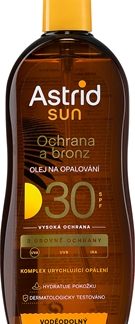 AstridSun olio abbronzante SPF 30 acceleratore di abbronzatura 200 ml