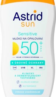 AstridSun Sensitive latte abbronzante SPF 50+ ad alta protezione UV 150 ml