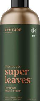 AttitudeSuper Leaves Essentials sapone naturale per le mani Patchouli & Black Pepper 473 ml