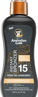 Australian GoldInstant Bronzer spray solare protettivo con bronzer SPF 15 100 ml