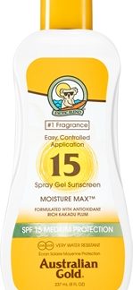Australian GoldSpray Gel Sunscreen spray protettivo contro la luce solare SPF 15 237 ml