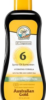 Australian GoldSpray Oil Sunscreen olio corpo in spray contro la luce solare SPF 6 237 ml