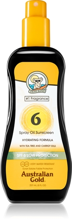 Australian GoldSpray Oil Sunscreen olio corpo in spray contro la luce solare SPF 6 237 ml