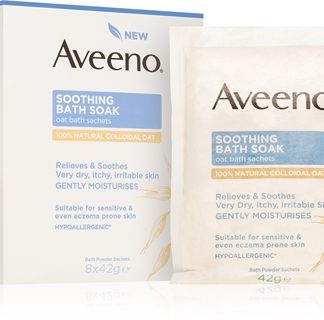 AveenoSoothing Bath Soak cipria per il bagno 8x42 g