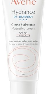 AvèneHydrance UV Rich Hydrating Cream crema idratante per pelli sensibili SPF 30 40 ml