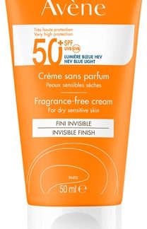 AvèneSun Fragrance-Free Cream crema abbronzante SPF 50+50 ml