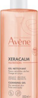 AvèneXeraCalm Nutrition gel detergente delicato per pelli secche e sensibili 500 ml