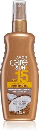 AvonCare Sun + Bronze olio secco protettivo solare SPF 15 150 ml