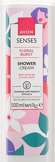 AvonSenses Floral Burst docciaschiuma in crema 500 ml