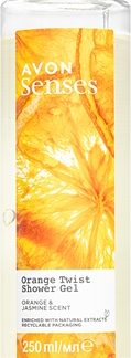 AvonSenses Orange Twist gel doccia rinfrescante 250 ml