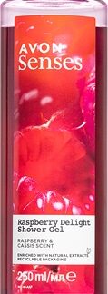 AvonSenses Raspberry Delight gel doccia trattante 250 ml