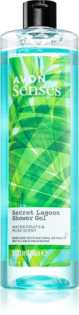 AvonSenses Secret Lagoon gel doccia rinfrescante 500 ml