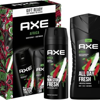 AxeAfrica confezione regalo per il corpo per uomo 2 pz