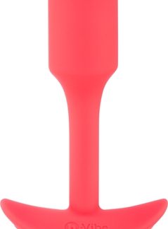 b-VibeSnug Plug 1 Plug anale con vibrazione orange 10 cm