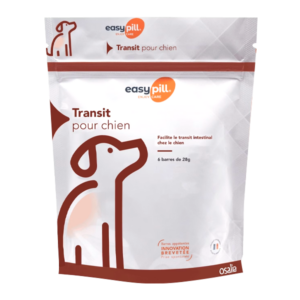 Easypill Transit – Intestinal transit – 6 bars of 28 g – Dog – OSALIA