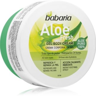 BabariaAloe Vera gel corpo idratante per tutti i tipi di pelle 400 ml
