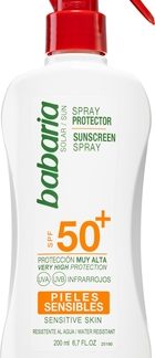 BabariaSun Sensitive spray abbronzante per pelli sensibili SPF 50+ 200 ml