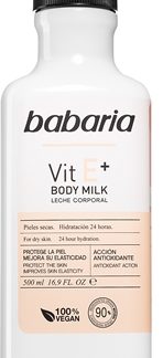 BabariaVitamin E latte idratante corpo per pelli secche 500 ml