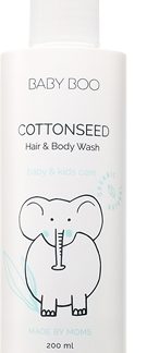 Baby BooCOTTONSEED Hair and Body Wash shampoo e gel doccia per neonati 200 ml