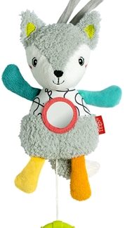 BABY FEHNDoBabyDoo Musical Fox giocattolo pendente a contrasto con melodia 1 pz