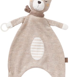 BABY FEHNfehnNATUR Comforter Teddy doudou per la nanna con chiusura a scatto 1 pz