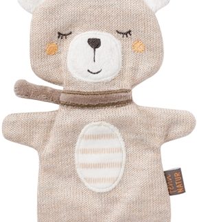 BABY FEHNfehnNATUR Crinkle Teddy giocattolo di pelouche con sonaglio 1 pz