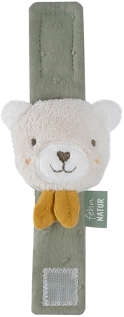 BABY FEHNfehnNATUR Wrist Rattle Bear sonaglio a mano 1 pz