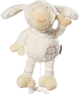 BABY FEHNMusic Box Babylove Mini-Sheep giocattolo pendente a contrasto con melodia 1 pz