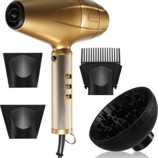 BaByliss PROFXBDG1E GOLDFX 2200W asciugacapelli professionale con ionizzatore Gold 1 pz