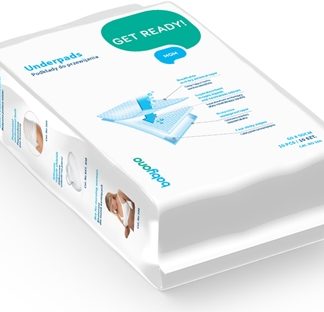 BabyOnoGet Ready Mom teli monouso per il cambio del pannolino 60 x 90 cm 10 pz