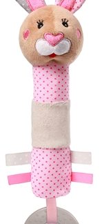 BabyOnoHave Fun Baby Squeaker giocattolo di pelouche con fischietto Bunny Julia 1 pz