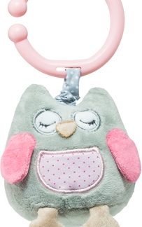 BabyOnoHave Fun Musical Toy for Children giocattolo pendente a contrasto con melodia Owl Sofia Pink 1 pz