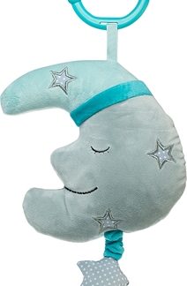 BabyOnoHave Fun Musical Toy giocattolo pendente a contrasto con melodia Happy Moon 0m+ 1 pz
