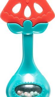 BabyOnoHave Fun Teether dentaruolo con sonaglio Tasty Watermelon 1 pz