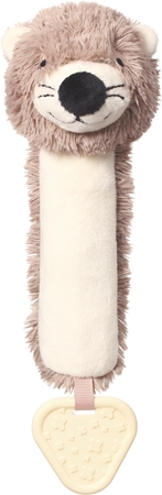 BabyOnoSqueaky Toy with Teether giocattolo con fischietto con dentaruolo Otter Maggie 1 pz