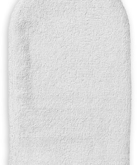 BabyOnoTake Care Bamboo Baby Wash Mitt guanto di spugna White 1 pz
