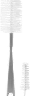 BabyOnoTake Care Brush for Bottles and Teats with Mini Brush & Sponge Tip spazzola per pulire Grey 2 pz