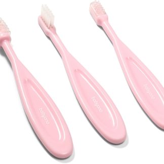 BabyOnoToothbrush spazzolino da denti per bambini Pink 3 pz