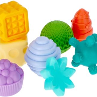 Bam-BamSet of Textured Toys attività giocattolo 6m+ 8 pz