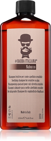 Barba ItalianaNabucco shampoo lenitivo per capelli secchi e cuoi capelluti sensibili 250 ml