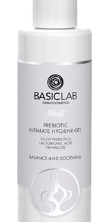 BasicLabDermocosmetics Intimis gel lenitivo per l'igiene intima con prebiotici 300 ml