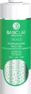 BasicLabDermocosmetics Micellis gel detergente normalizzante per pelli grasse con tendenza all'acne300 ml