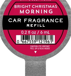 Bath & Body WorksBright Christmas Morning deodorante per auto ricarica 6 ml