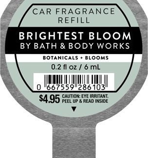 Bath & Body WorksBrightest Bloom deodorante per auto ricarica 6 ml