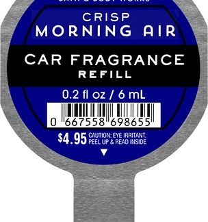 Bath & Body WorksCrisp Morning Air deodorante per auto ricarica 6 ml