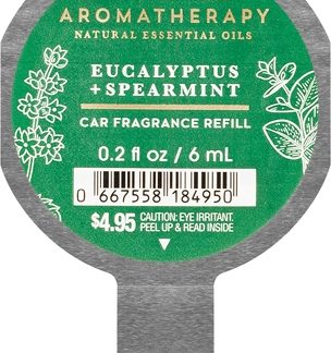 Bath & Body WorksEucalyptus Spearmint deodorante per auto ricarica 6 ml